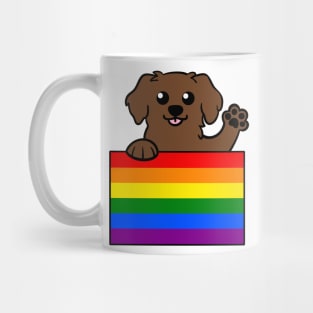 Love is Love Puppy - Brown v2 Mug